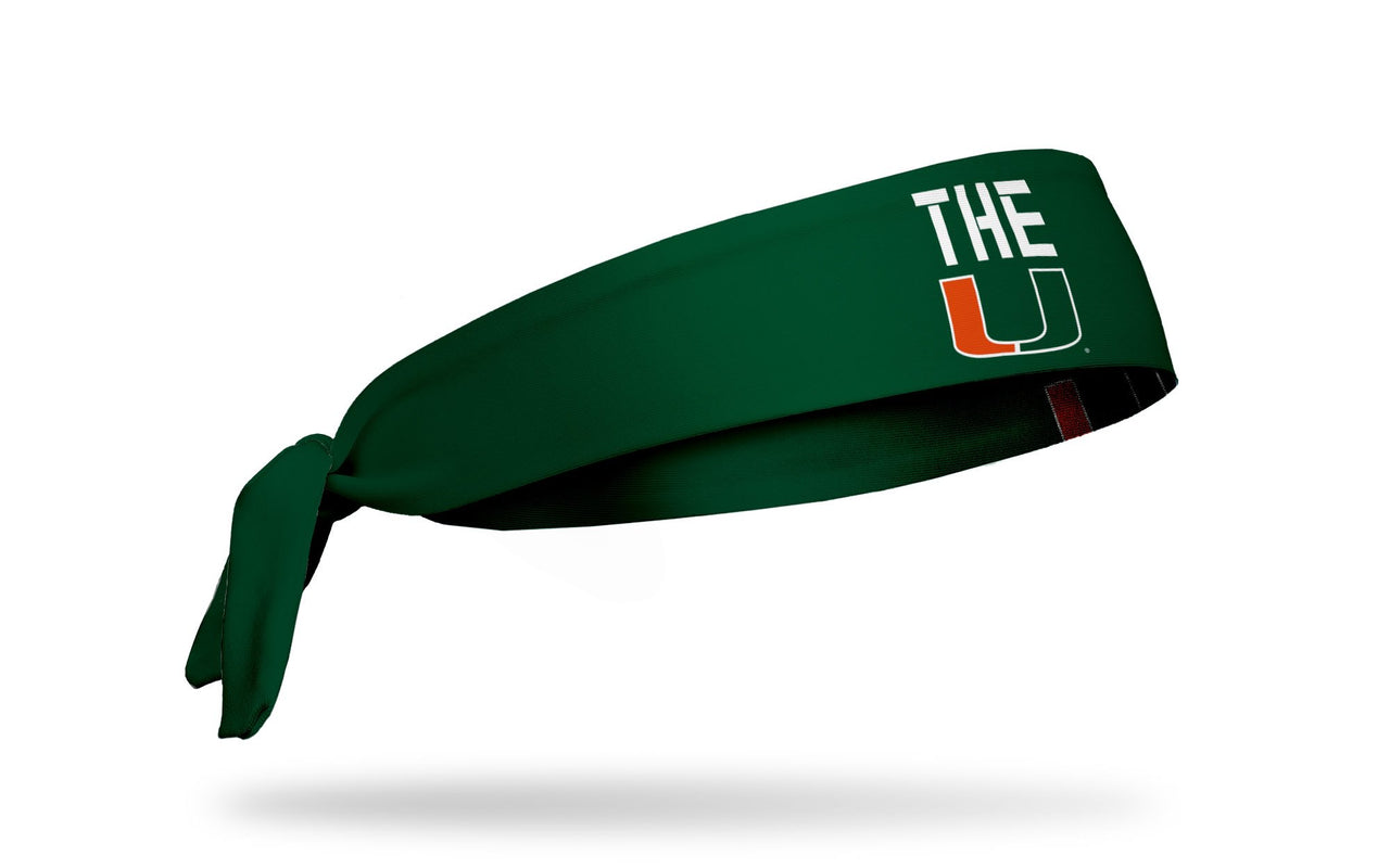 University of Miami: THE U Tie Headband - View 2