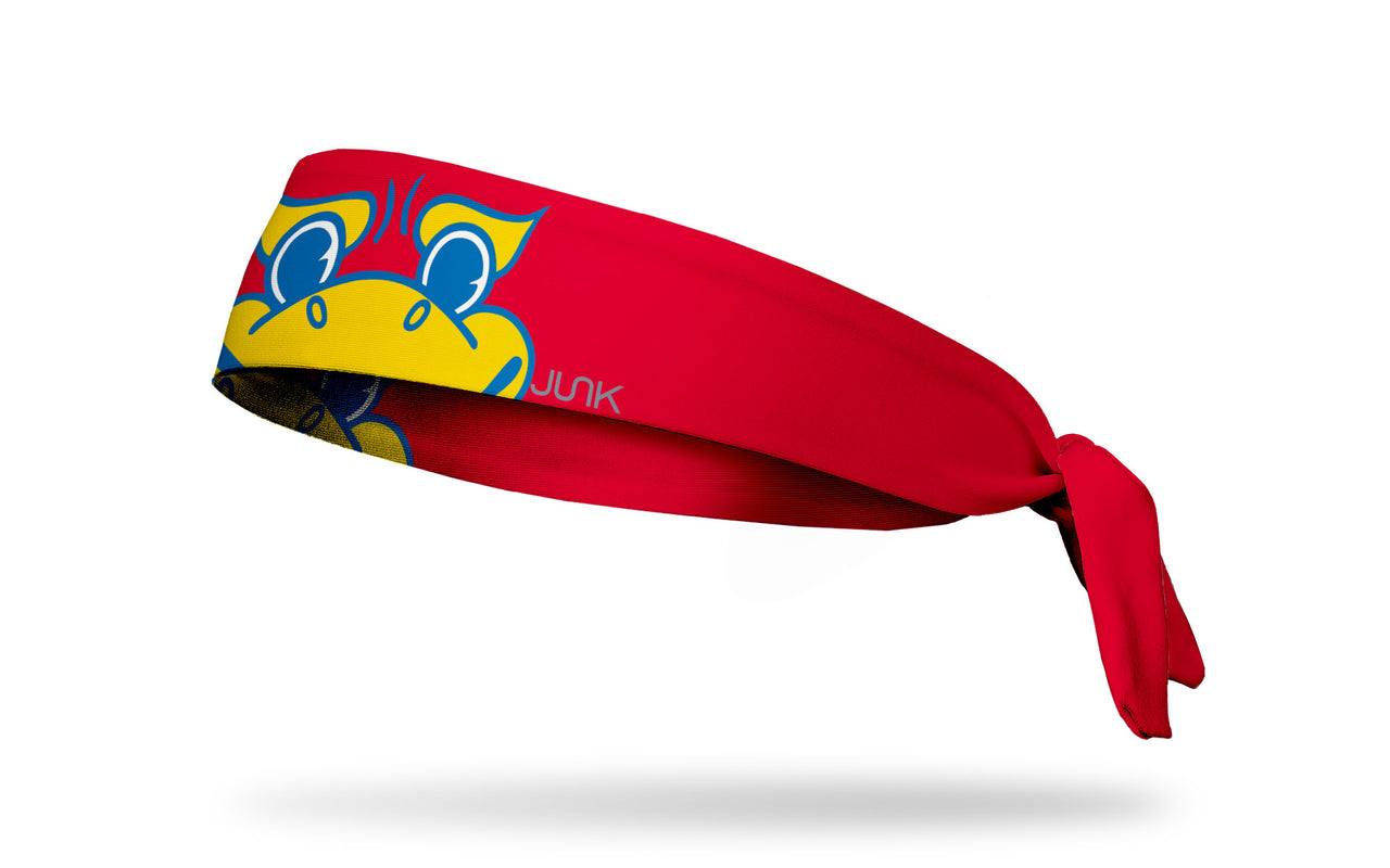 University of Kansas: Big Jay Flex Tie Headband - View 1