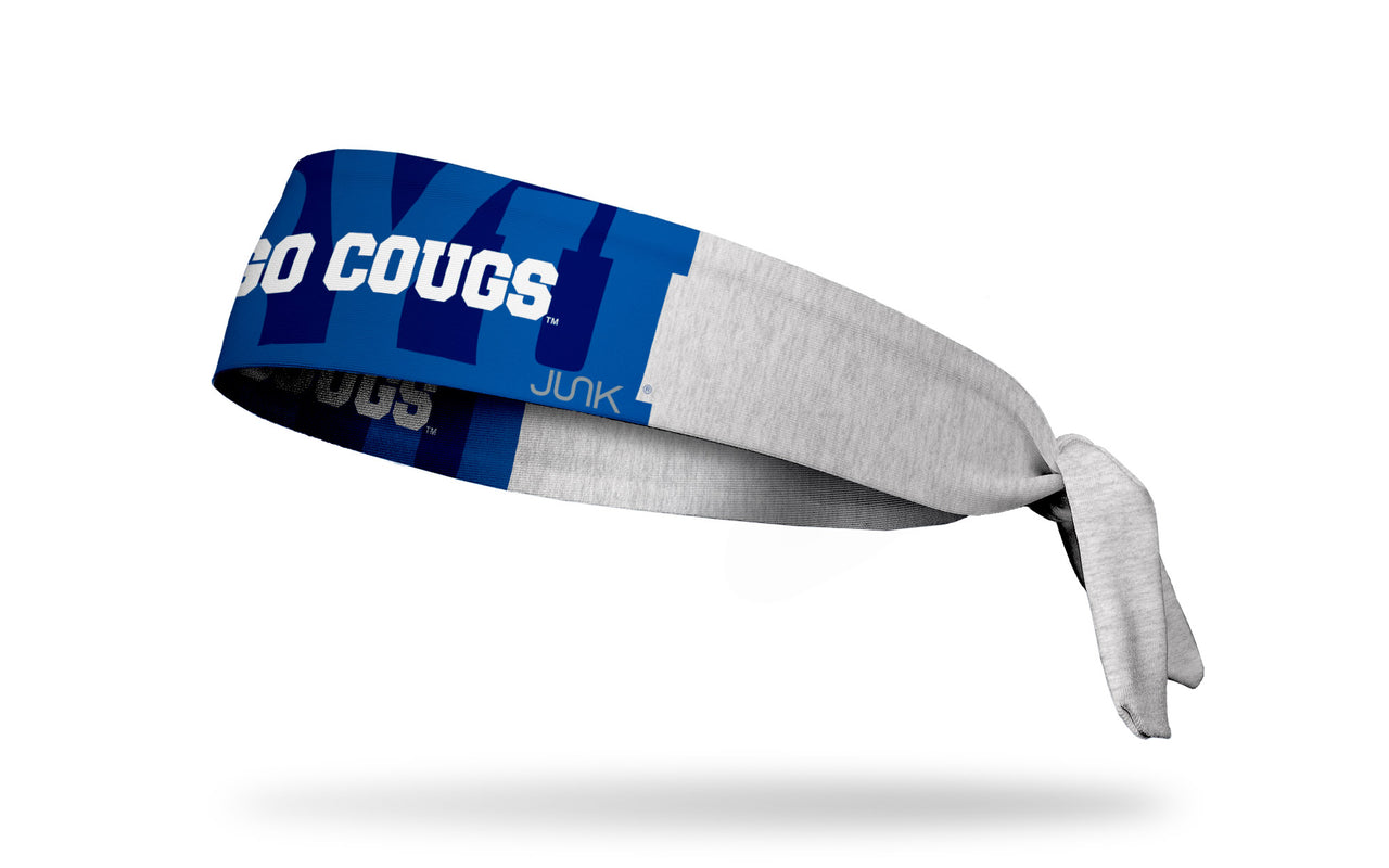 Brigham Young University: Go Cougs Tie Headband - View 1