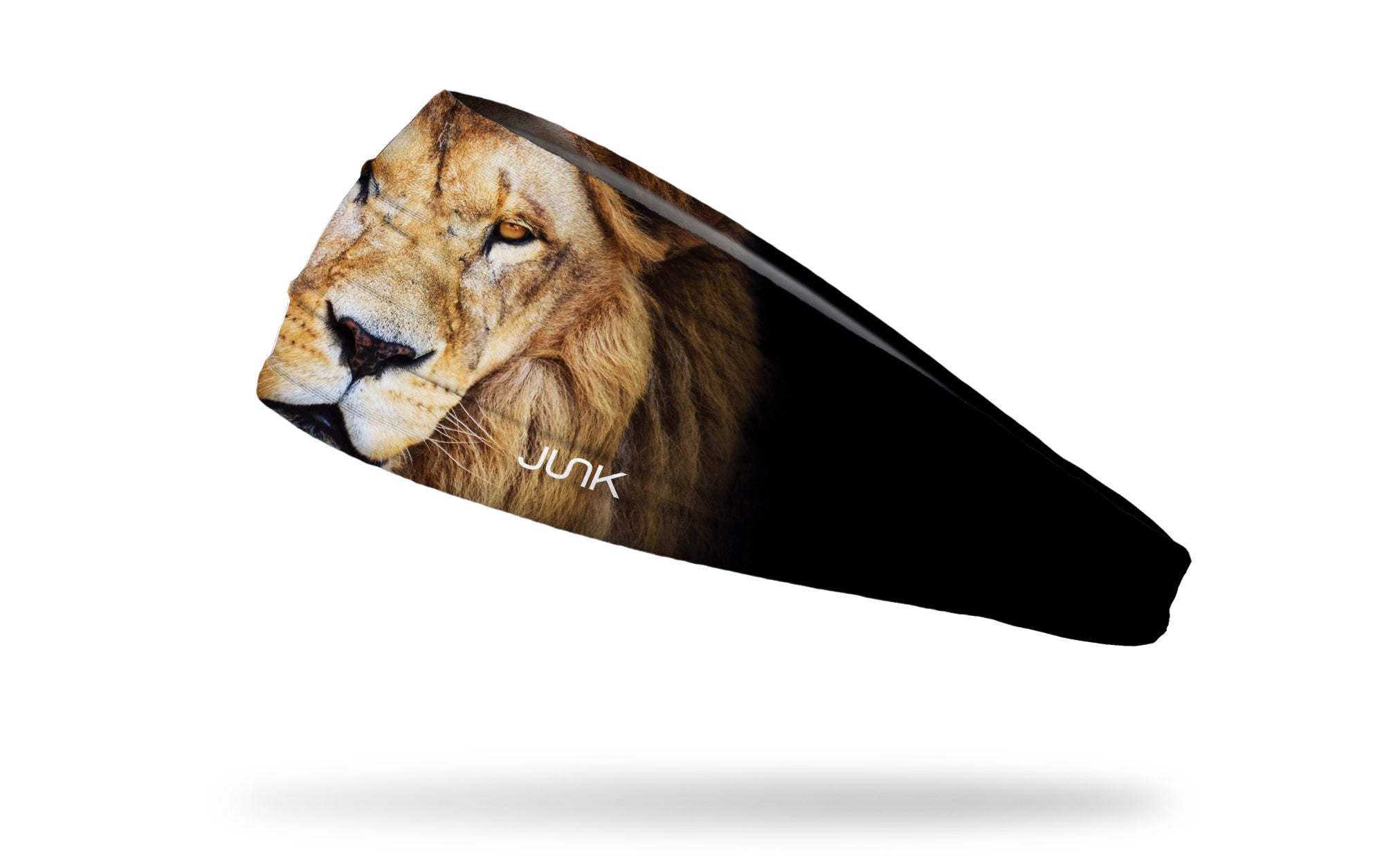 JUNK Women\'s Black & Lion Print Stretch Headbands - 3 Pack Lion Pride Big Bang Lite Headband main image 3
