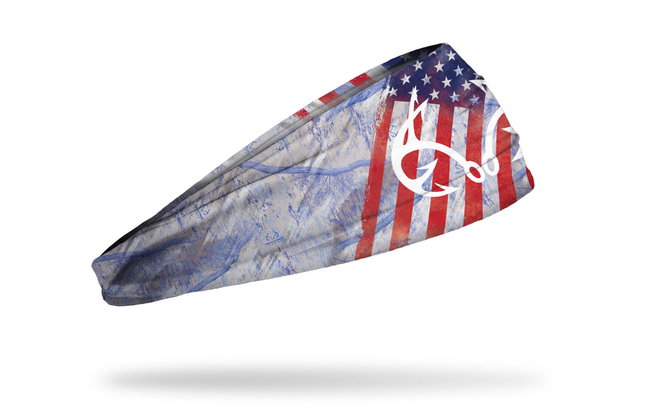 REALTREE¨ Fishing American Flag Camo Big Bang Lite Headband - View 2