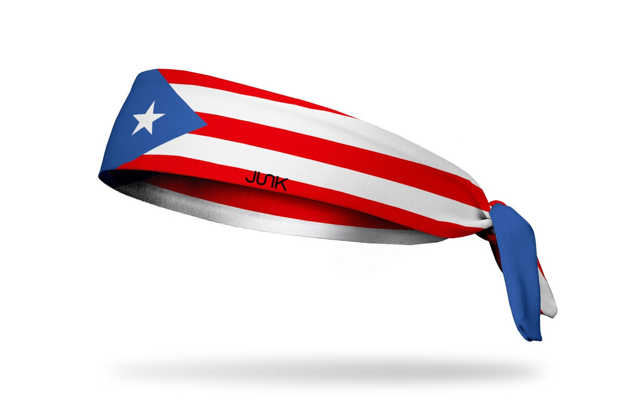 Puerto Rico Flag Tie Headband - View 2