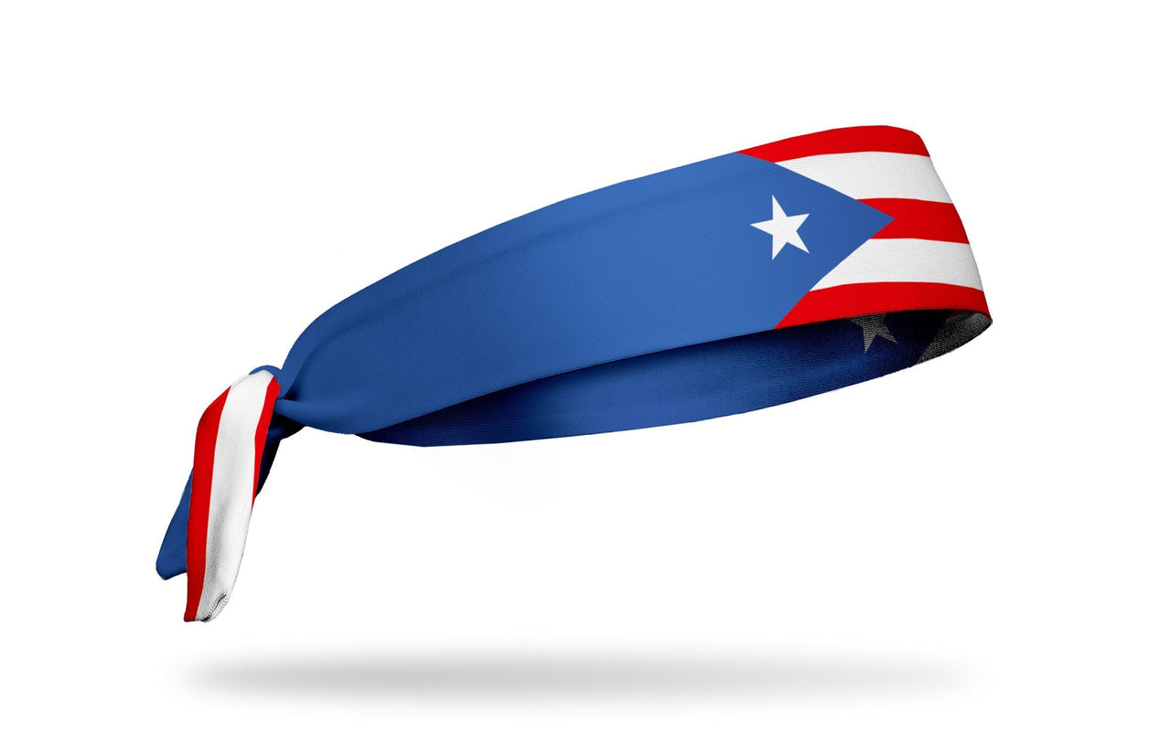 Puerto Rico Flag Tie Headband - View 1