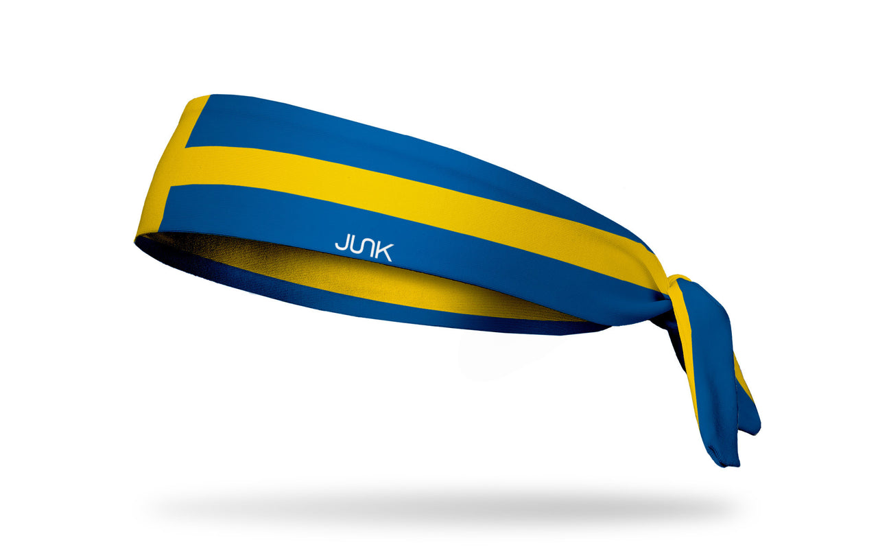Sweden Flag Tie Headband - View 2