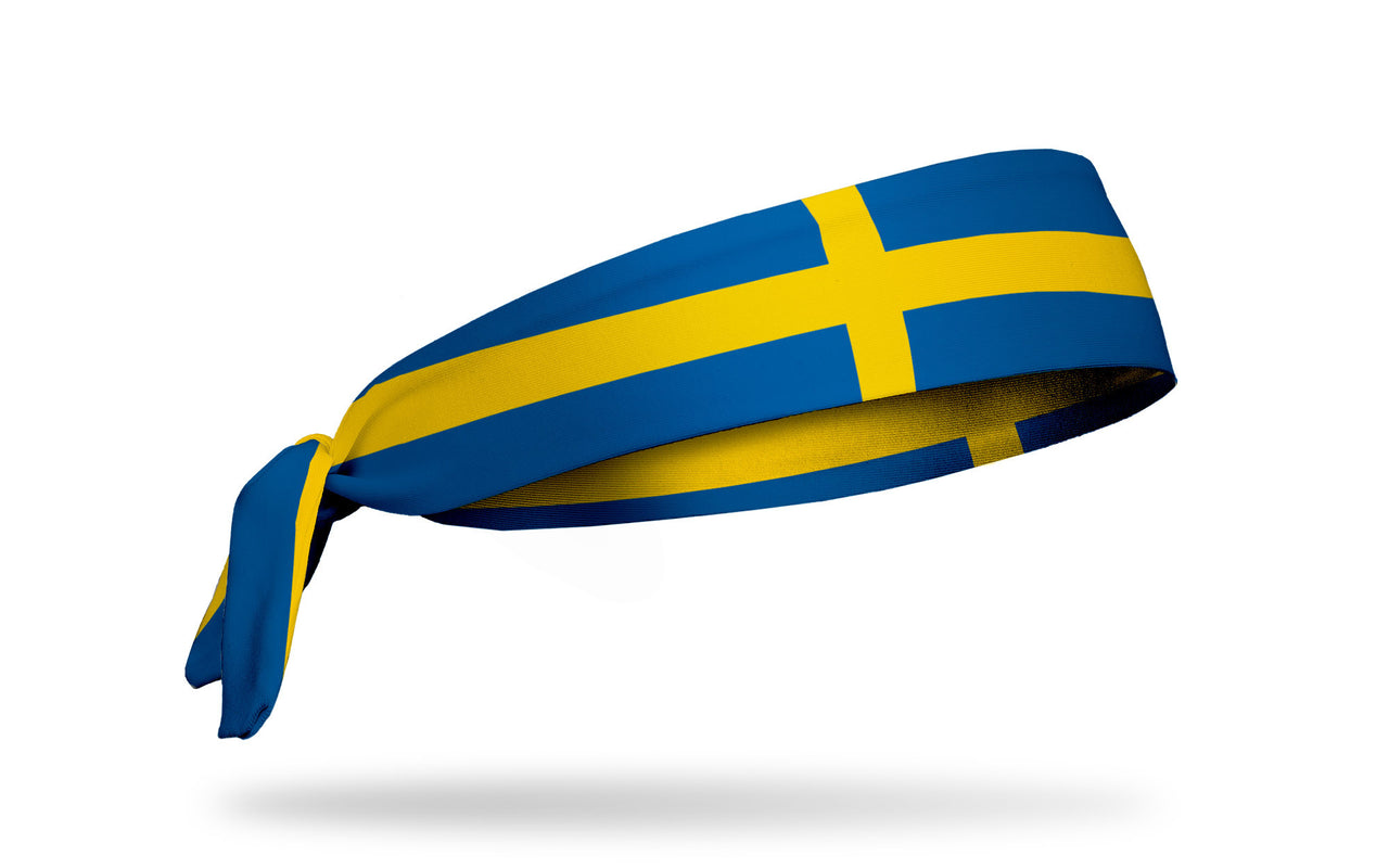 Sweden Flag Tie Headband - View 1