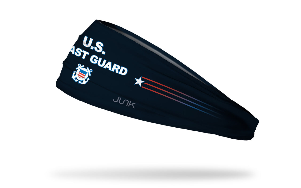 Coast Guard: Wordmark Navy Headband - View 1