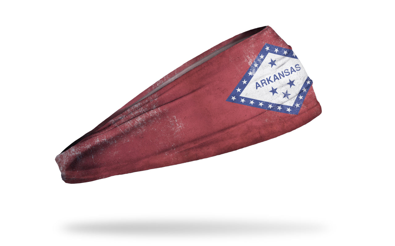 Arkansas Flag - Grunge Headband - View 2
