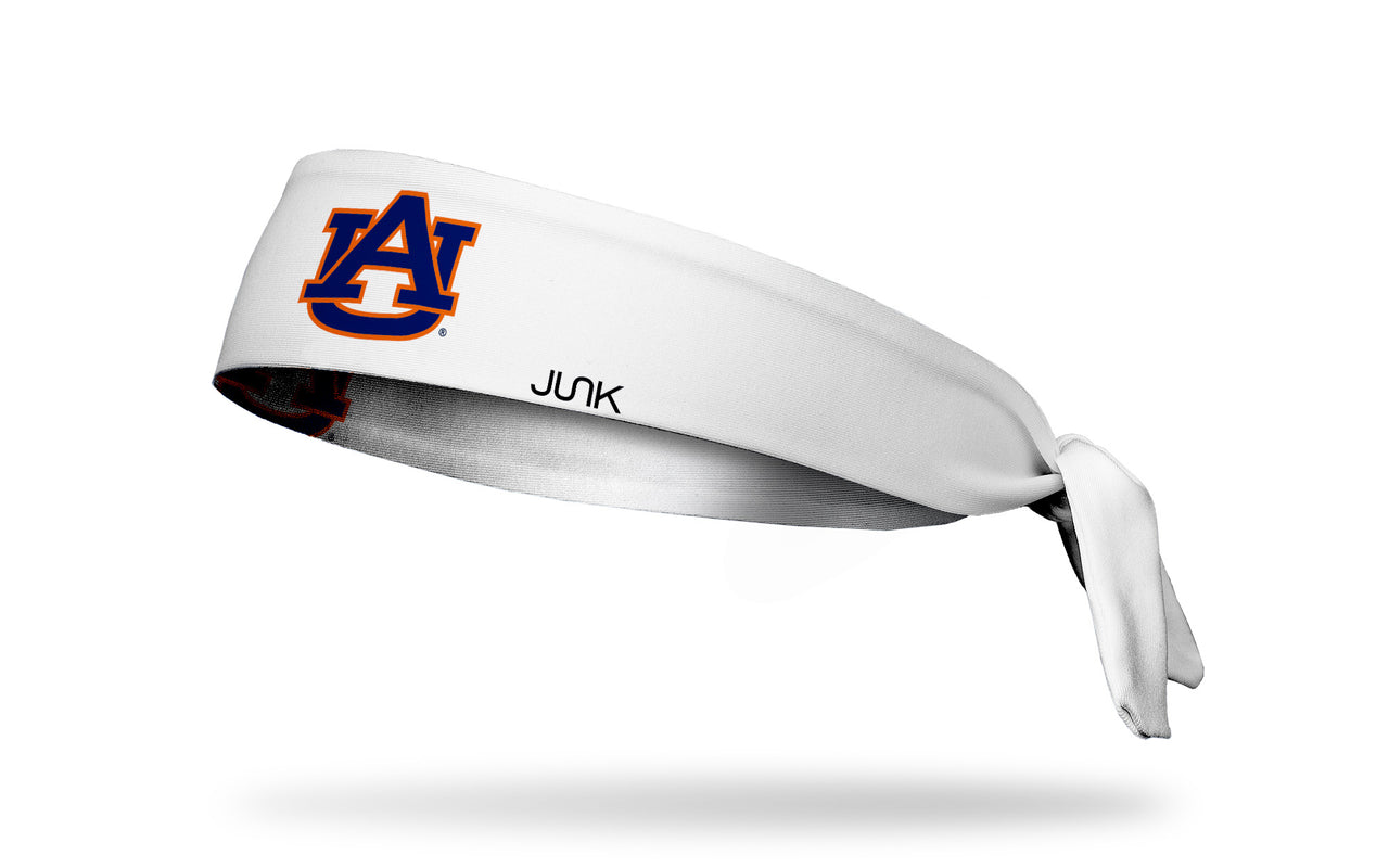 Auburn University: Logo White Tie Headband - View 1
