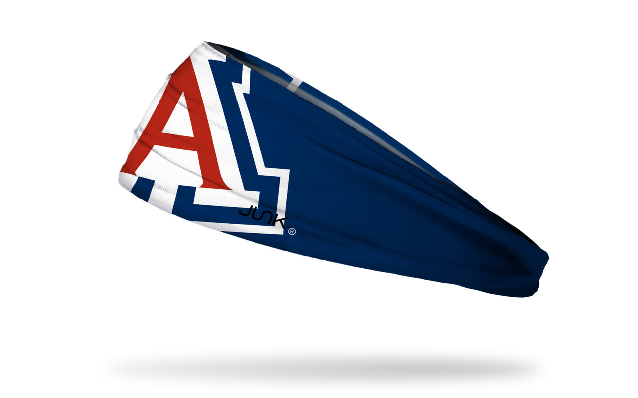 University of Arizona: Oversized Logo Navy Headband - View 1