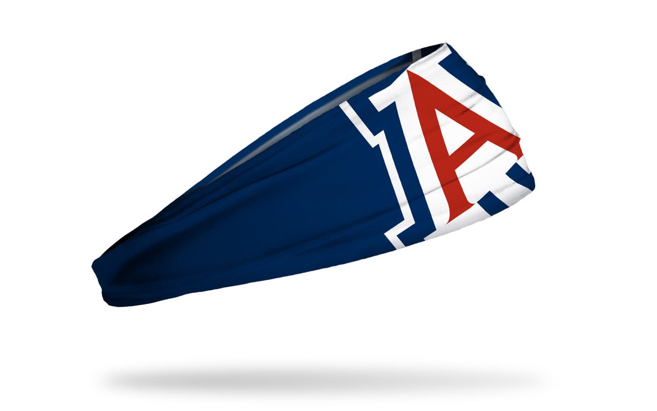 University of Arizona: Oversized Logo Navy Headband - View 2