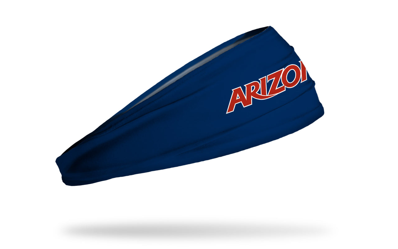 University of Arizona: Wordmark Navy Headband - View 2