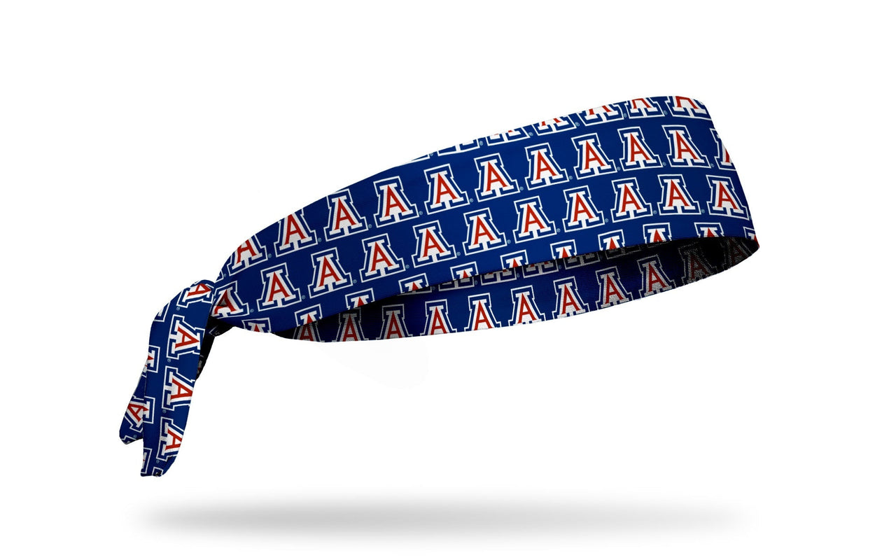 University of Arizona: Repeating Pattern Navy Tie Headband - View 2