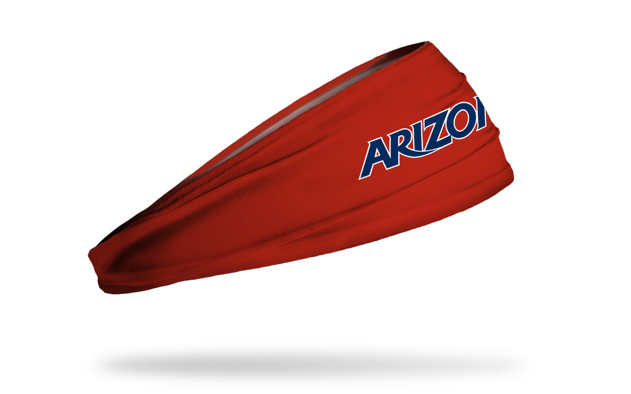University of Arizona: Wordmark Red Headband - View 2