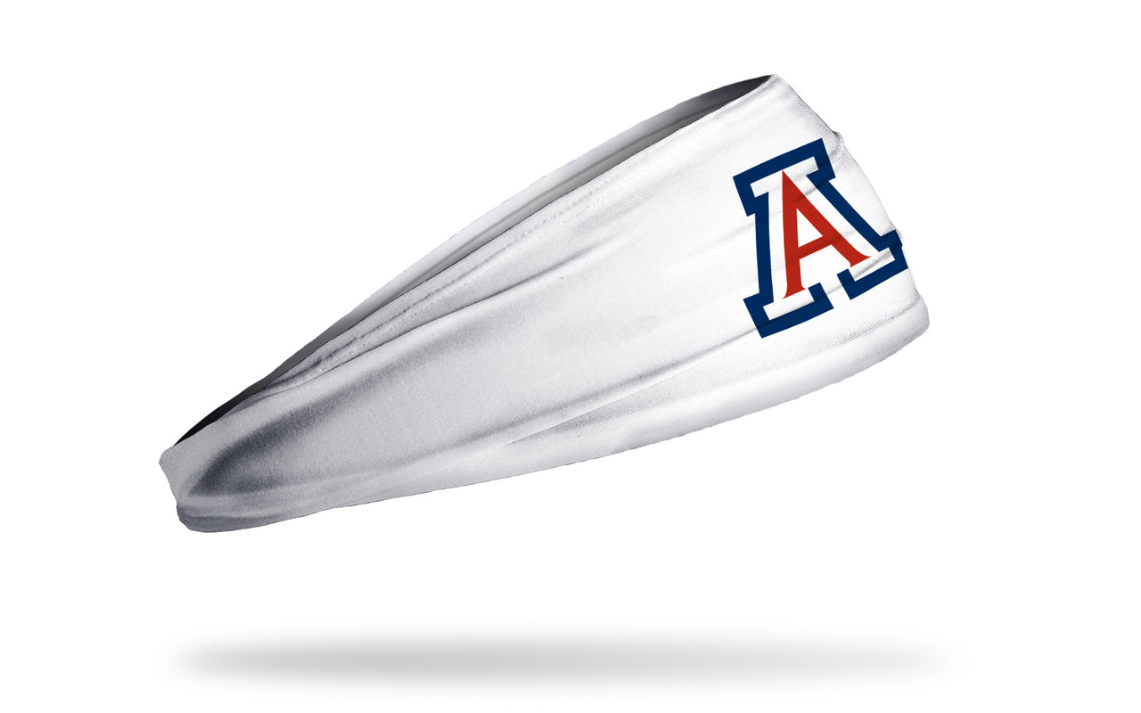 University of Arizona: A Logo White Headband - View 2