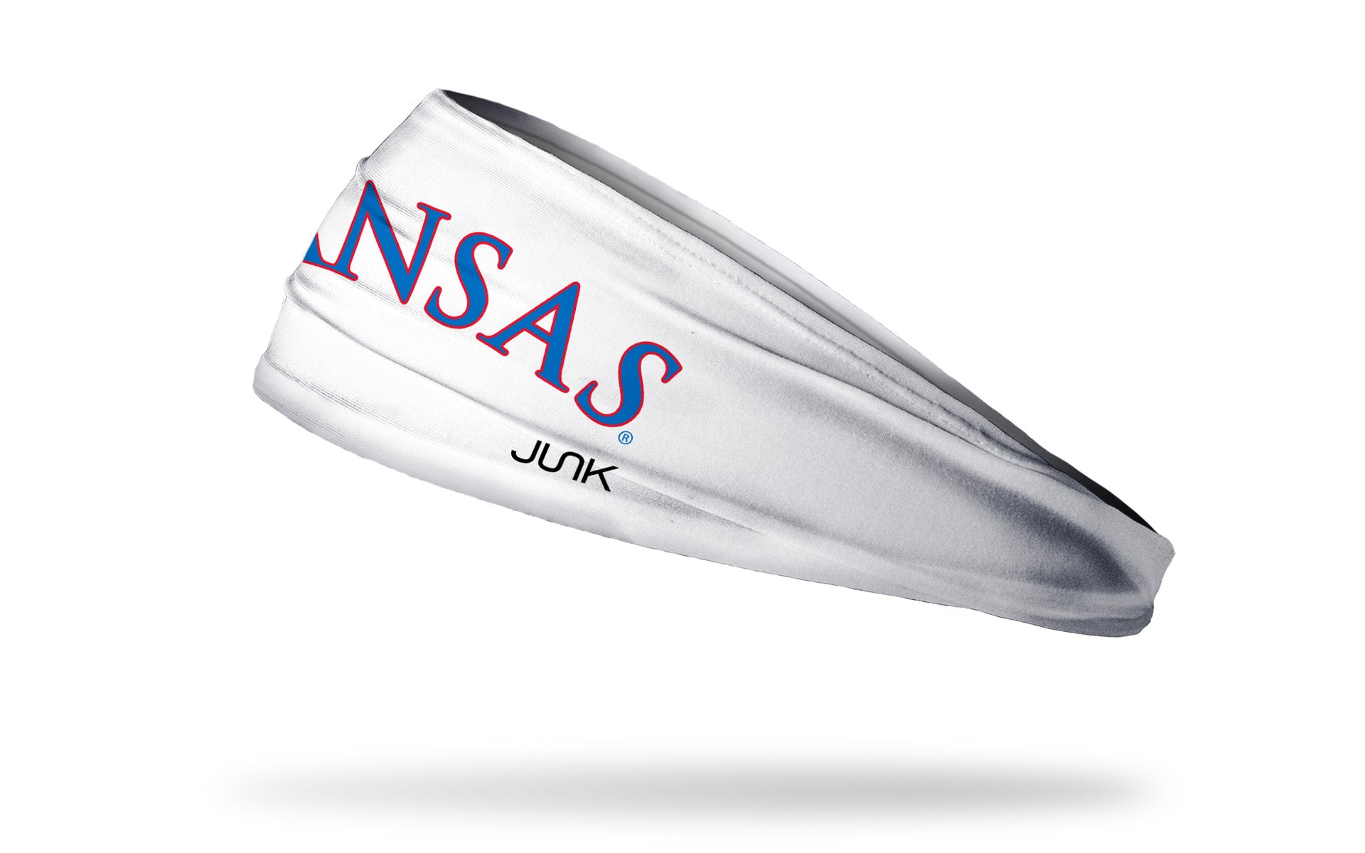 University of Kansas: Wordmark White Big Bang Lite Headband - View 1