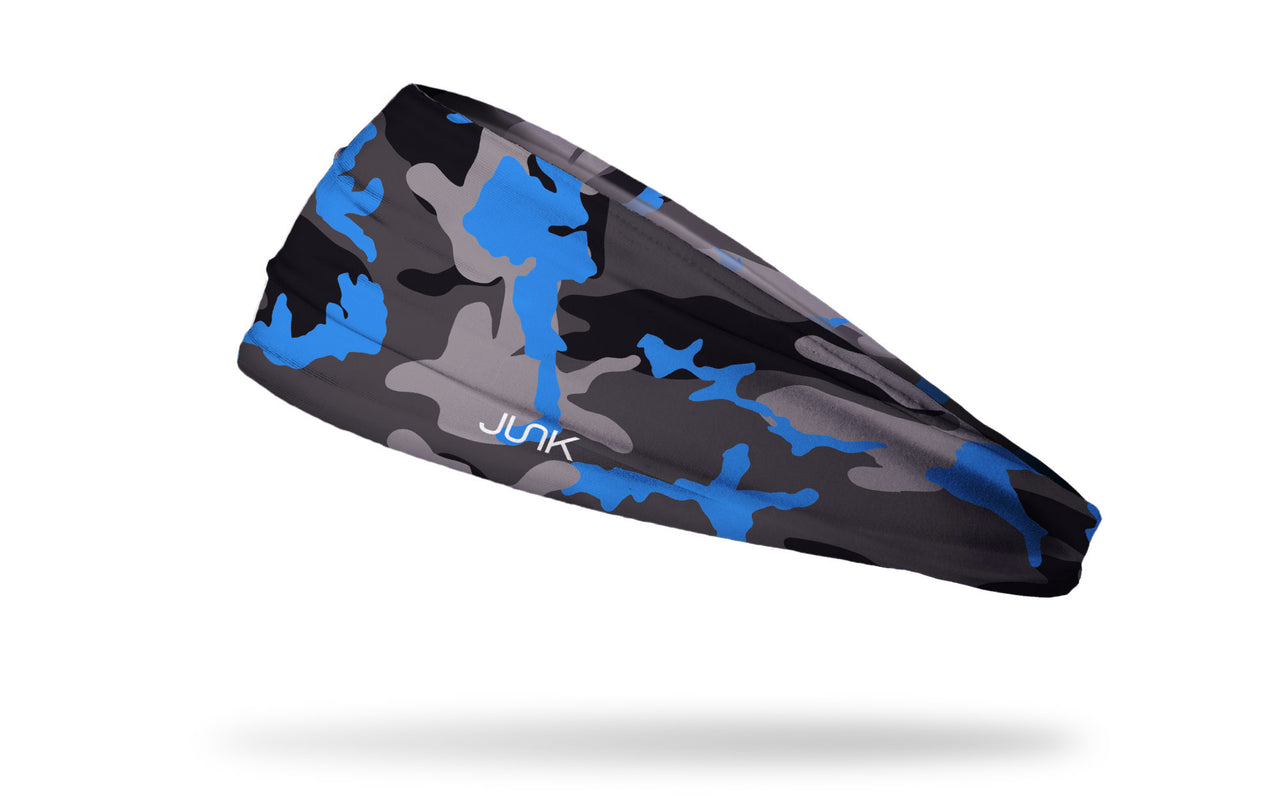 Camo Pop Blue Headband - View 1