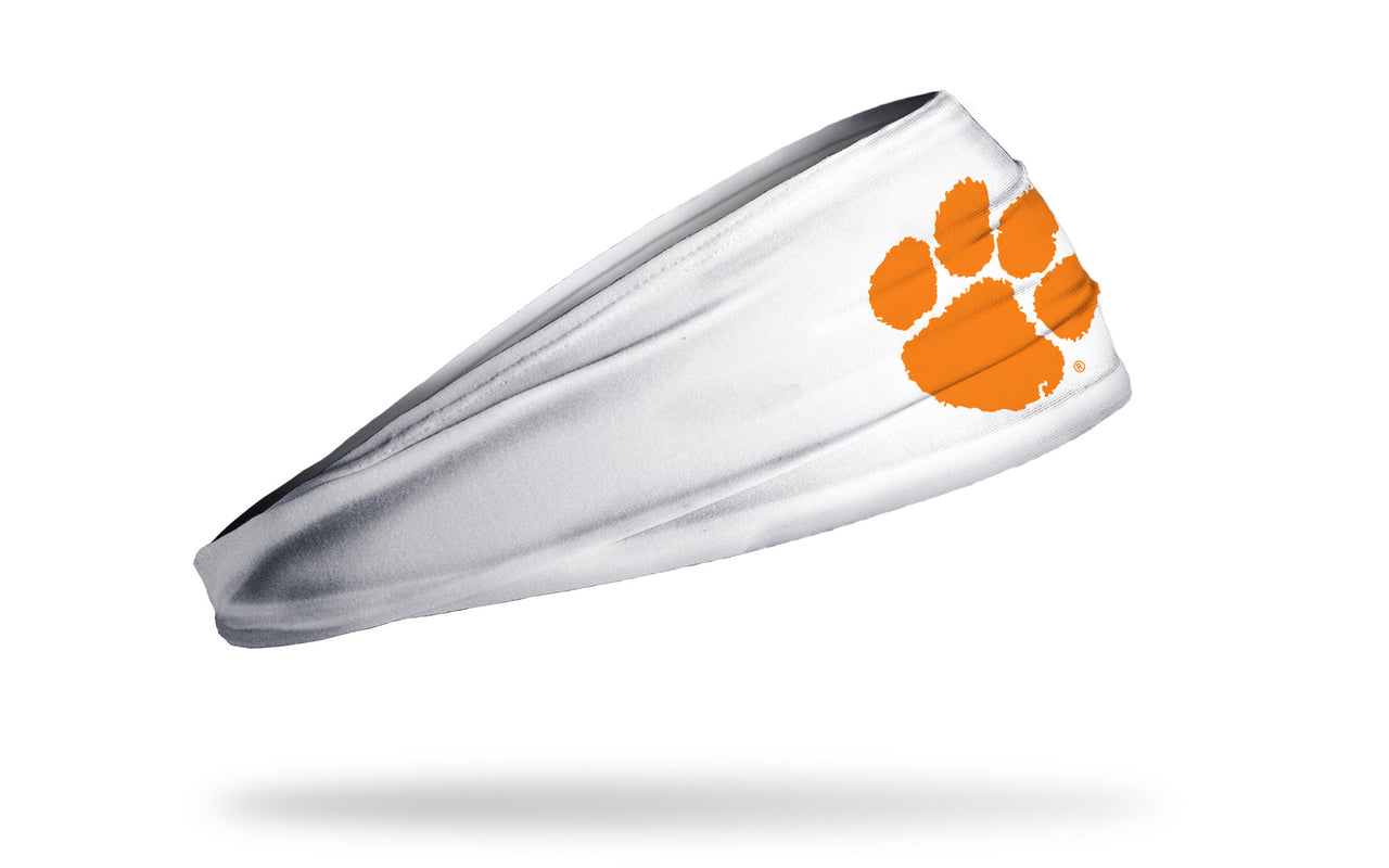 Clemson Tigers: Logo White Headband - View 2