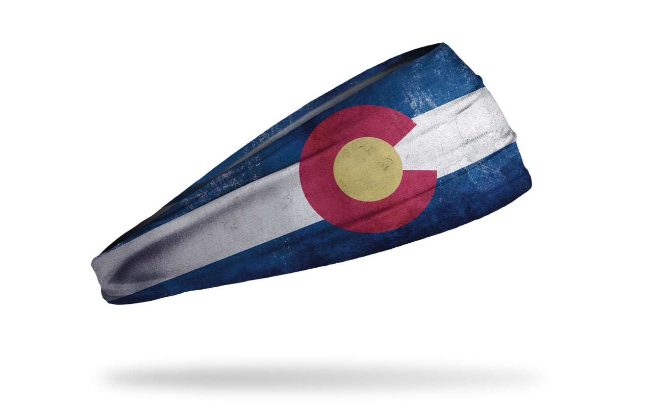 Colorado Flag - Grunge Headband - View 1
