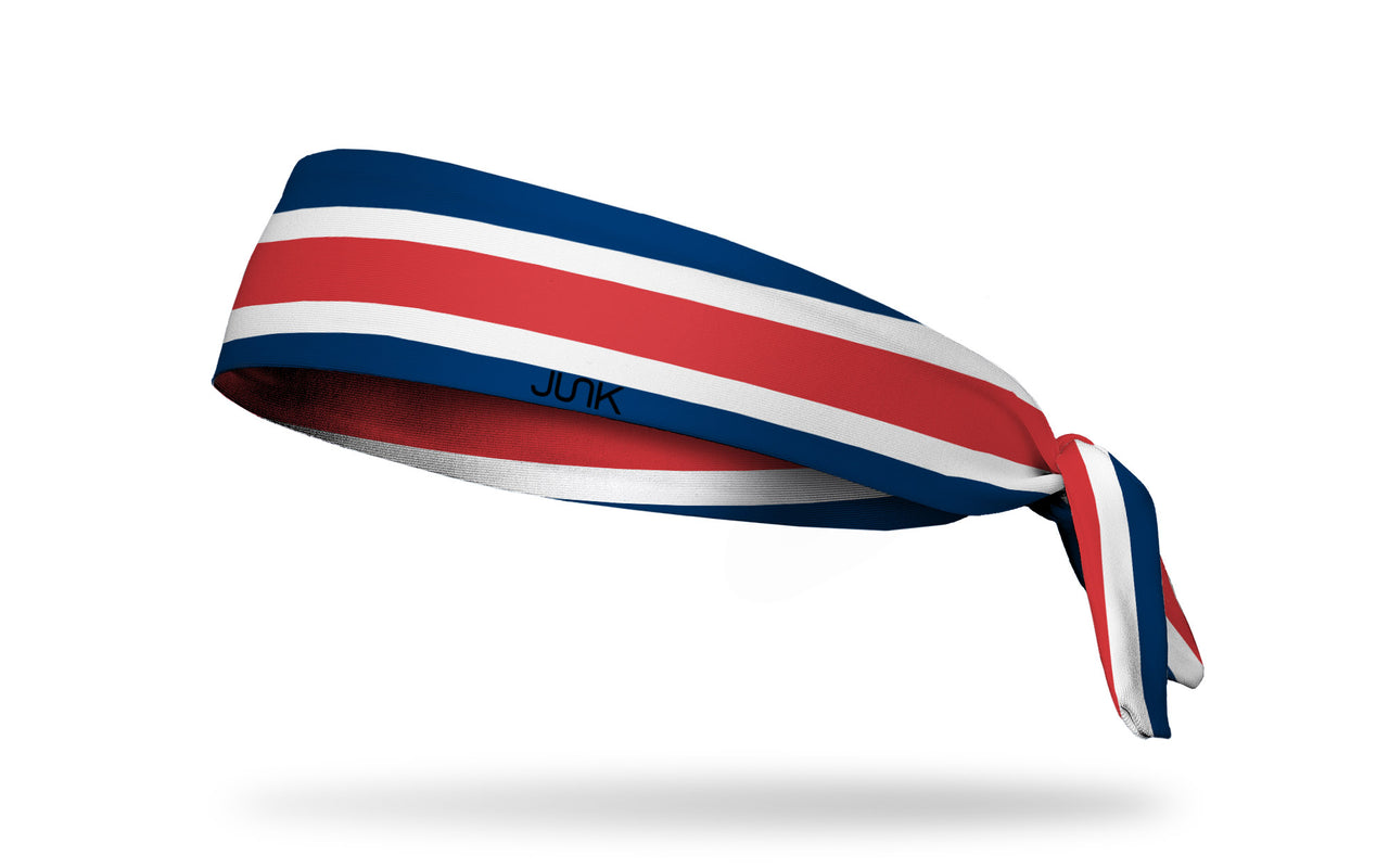 Costa Rica Flag Tie Headband - View 1
