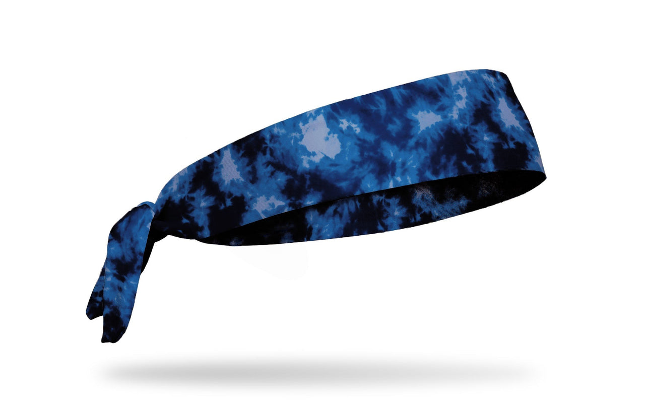 Duo Dye Blue Tie Headband - View 2