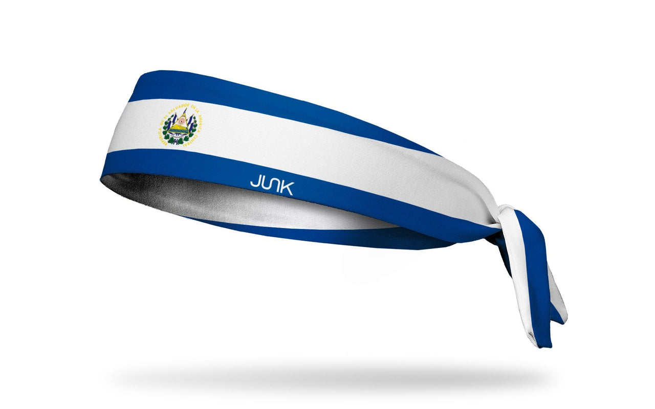El Salvador Flag Tie Headband - View 1