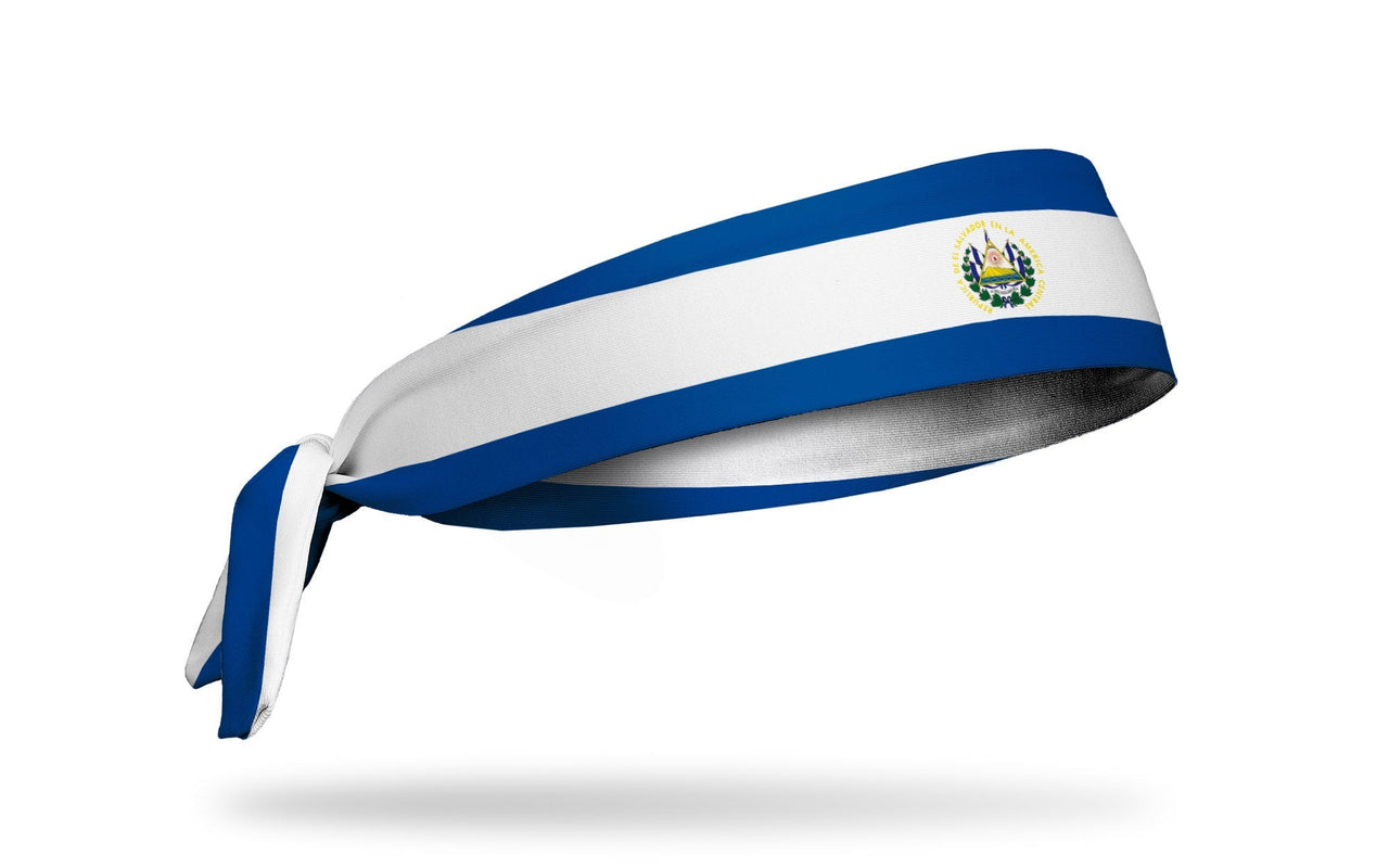 El Salvador Flag Tie Headband - View 2