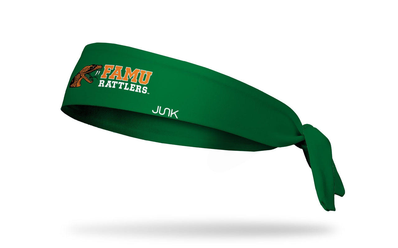 Florida A&M University: Logo Green Tie Headband - View 1