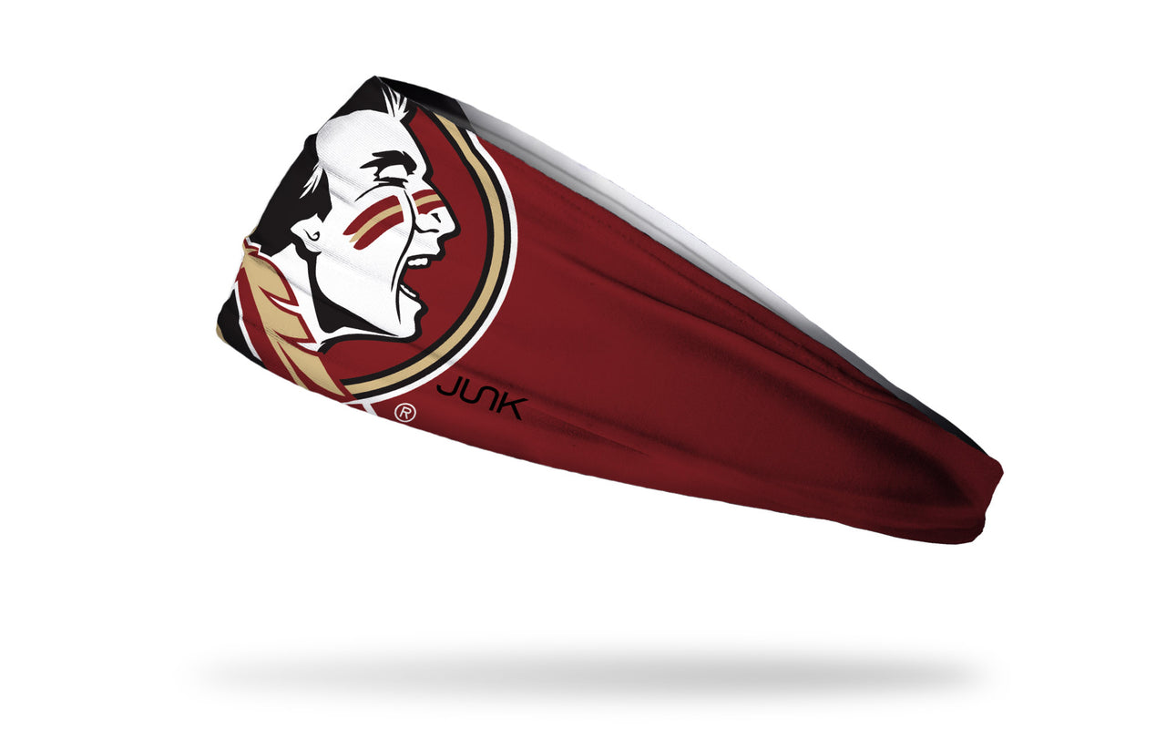 Florida State University: Seminole Garnet and White Big Bang Lite Headband - View 1