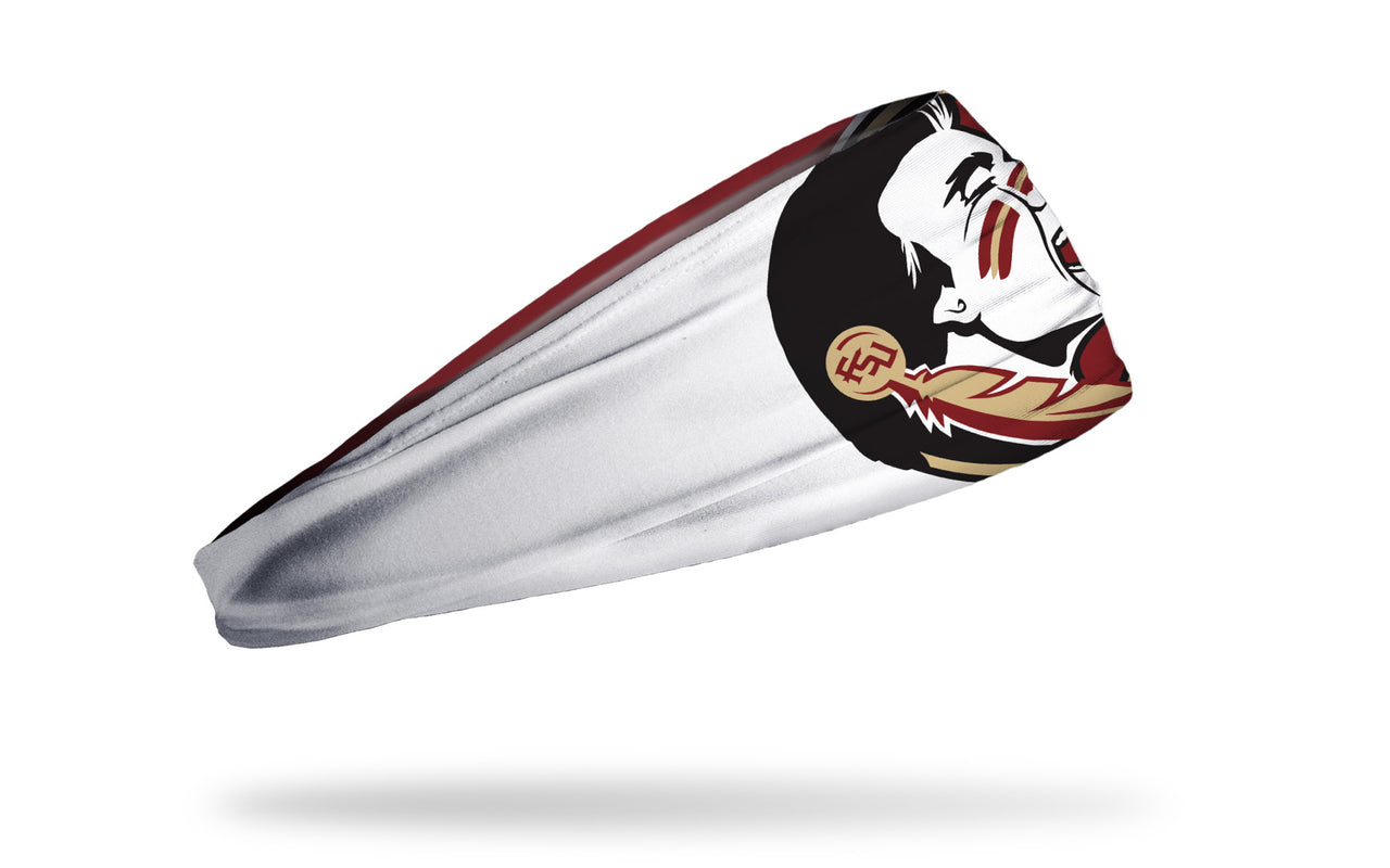 Florida State University: Seminole Garnet and White Big Bang Lite Headband - View 2