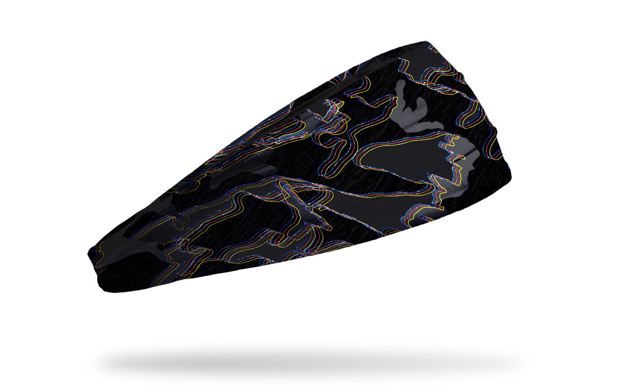 Glitch Camo Black Big Bang Lite Headband - View 2
