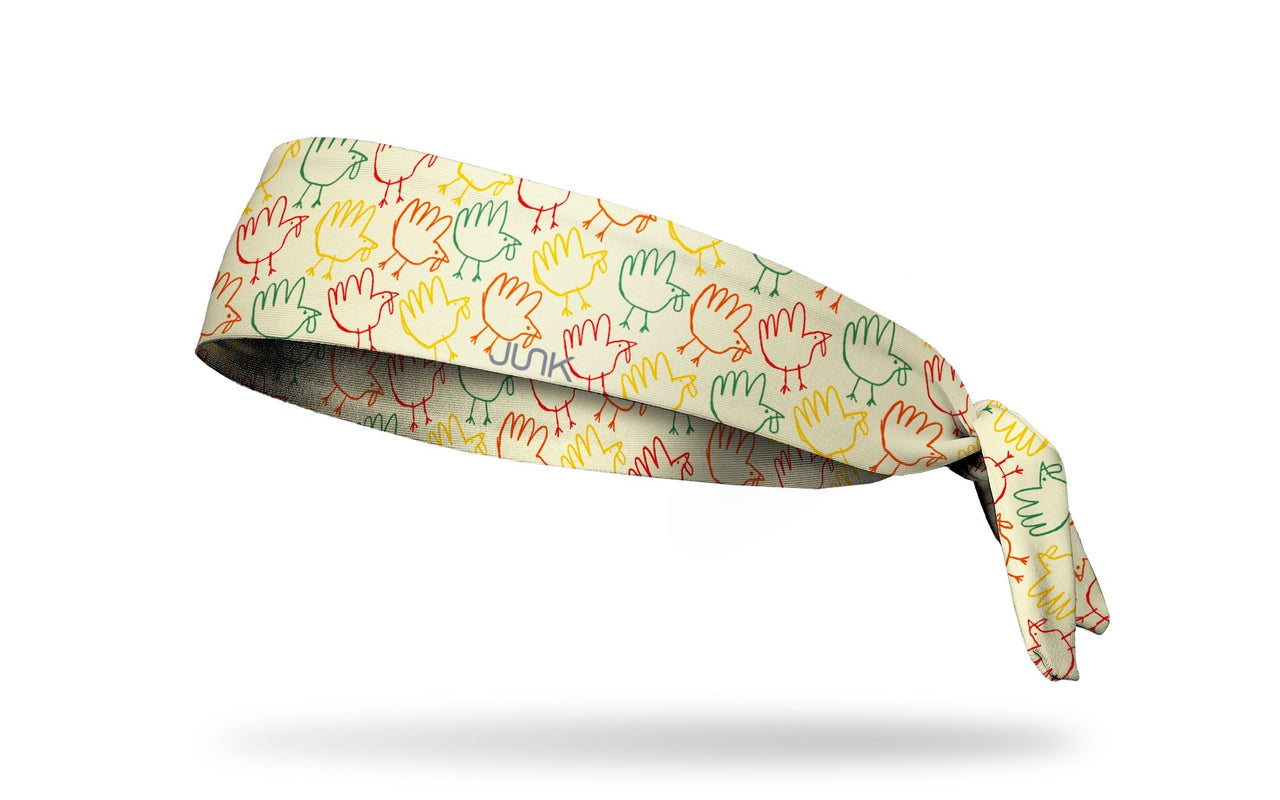 Hand Turkeys Flex Tie Headband - View 1