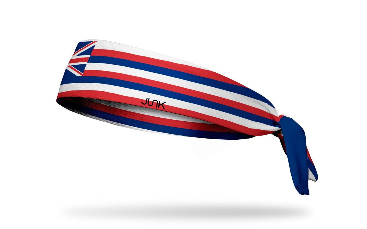 Hawaii Flag Tie Headband - View 2