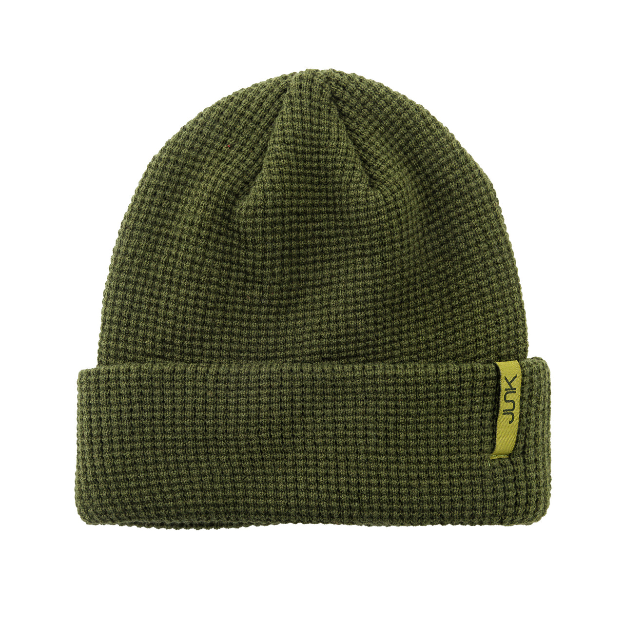 OD Green Waffle Knit Beanie - View 2