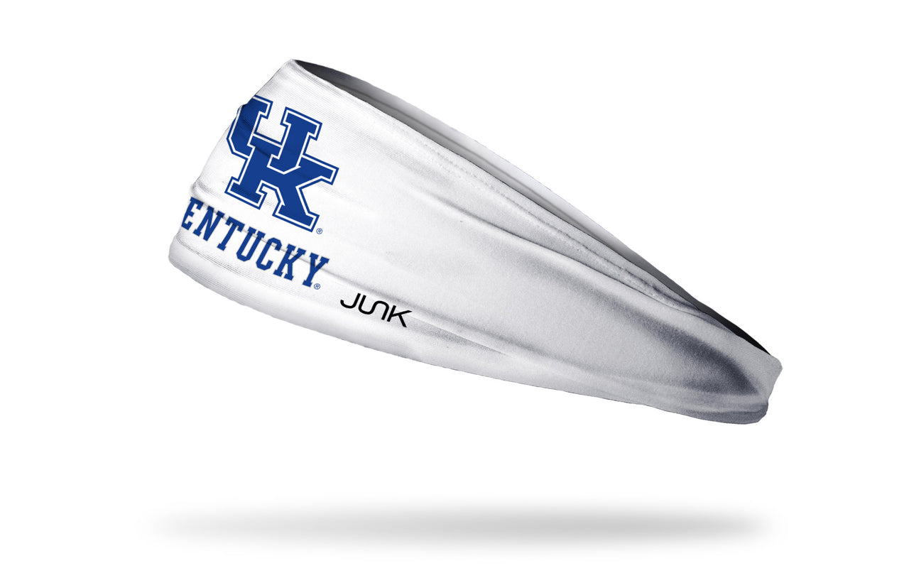 University of Kentucky: Wordmark White Headband - View 1