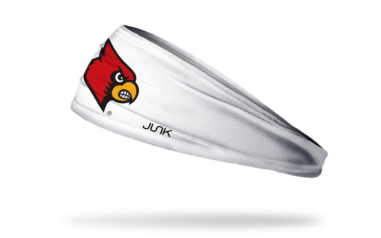 University of Louisville: Cardinal White Headband - View 1