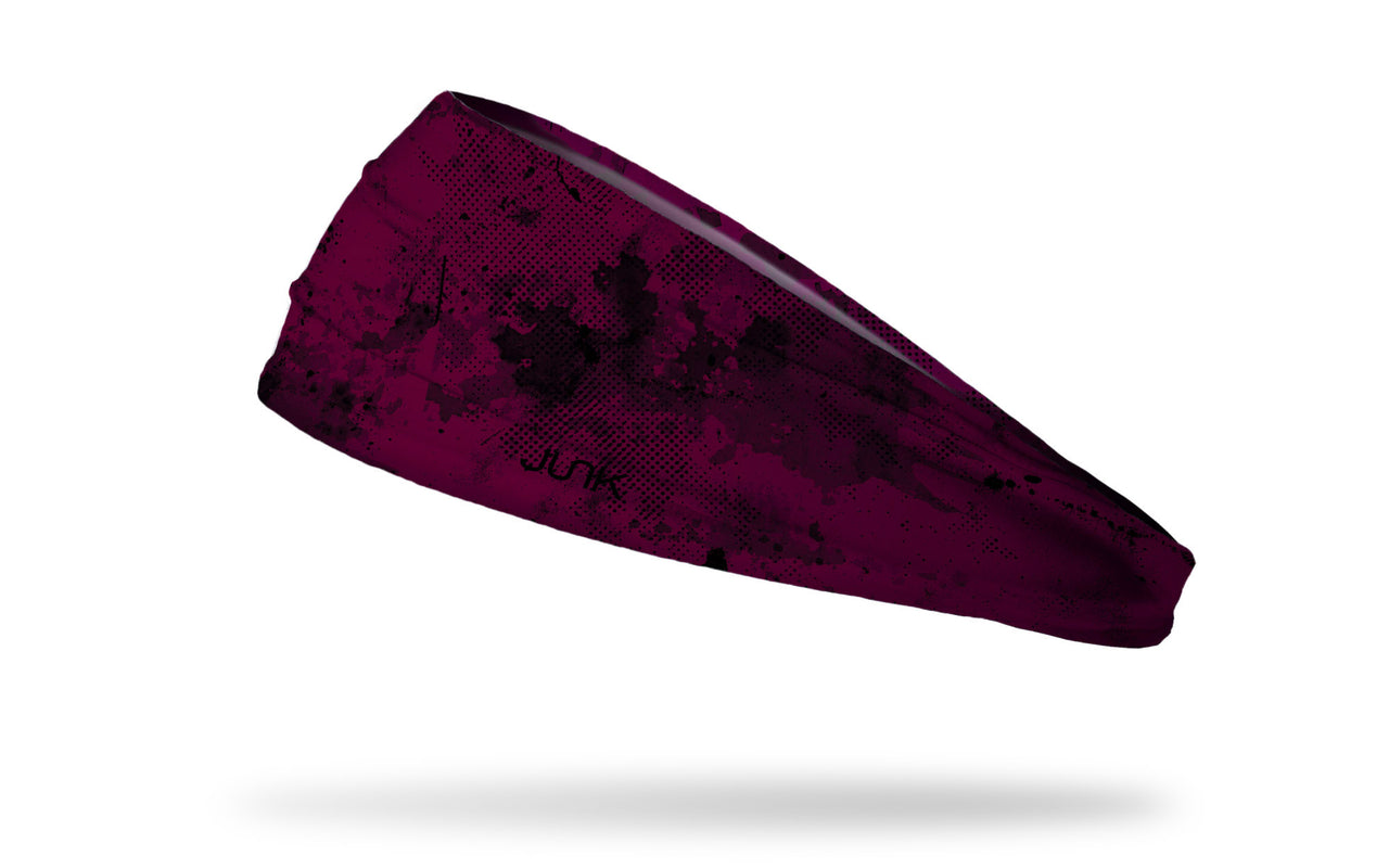 Maroon 222 Grunge Headband - View 1