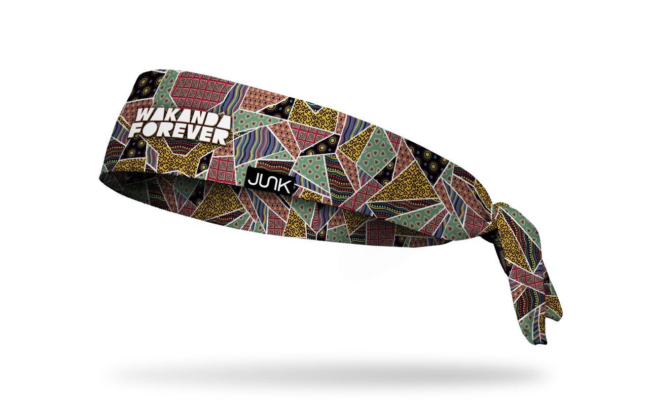 Black Panther: Wakanda Forever Patchwork Tie Headband - View 1