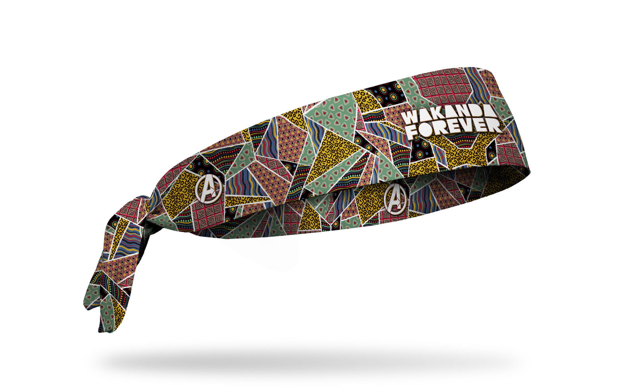 Black Panther: Wakanda Forever Patchwork Tie Headband - View 2