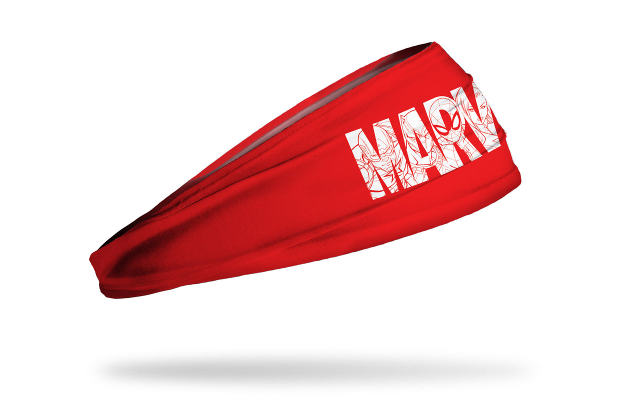 Marvel: Red Logo Headband - View 2