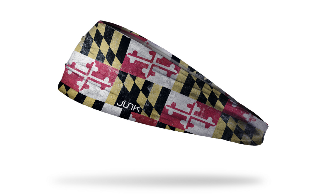 Maryland Flag - Grunge Headband - View 1