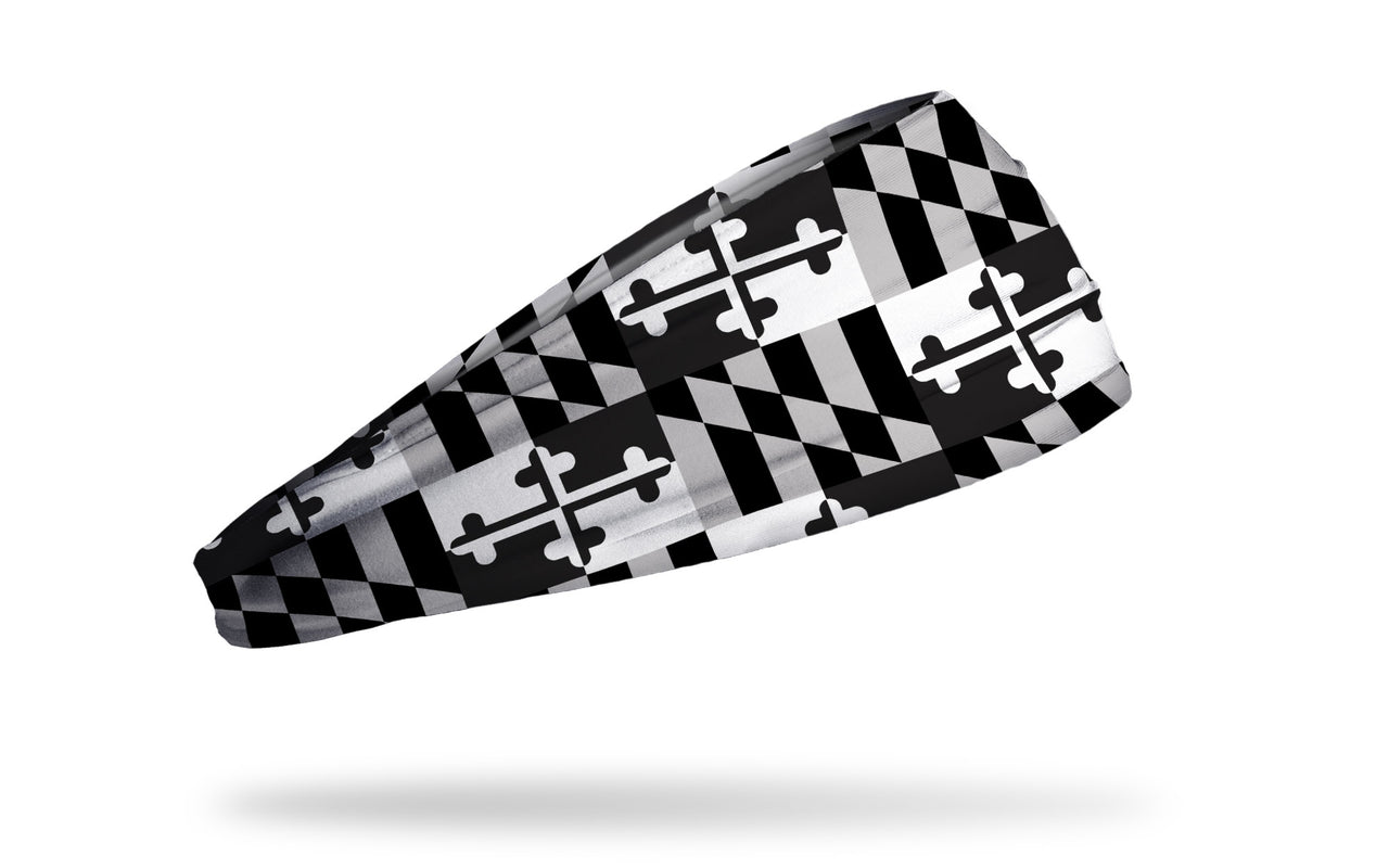 Maryland Monochrome Flag Big Bang Lite Headband - View 2