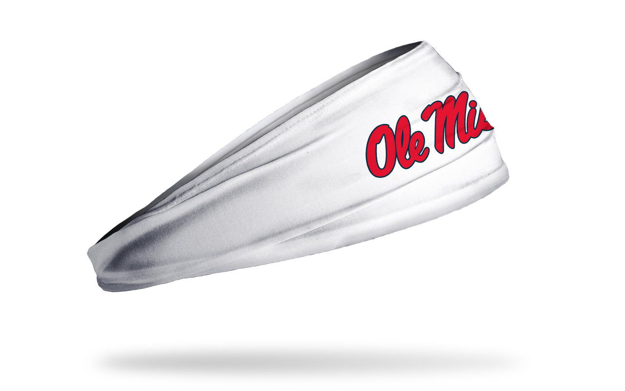 University of Mississippi: Ole Miss White Big Bang Lite Headband - View 2