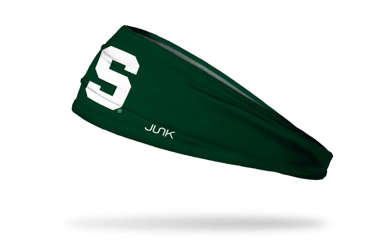 Michigan State University: S Logo Green Headband - View 1