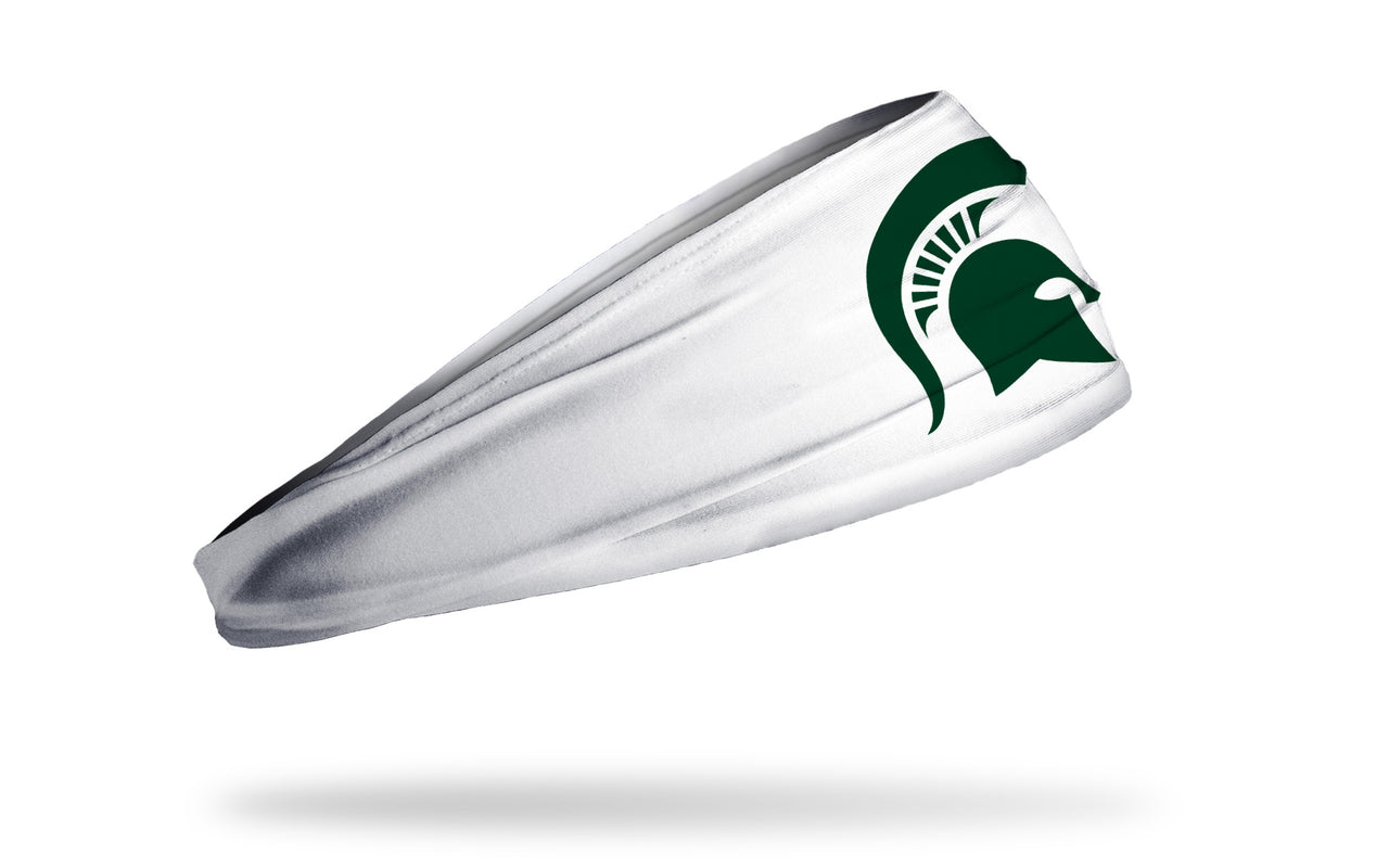 Michigan State University: Spartan White Headband - View 2