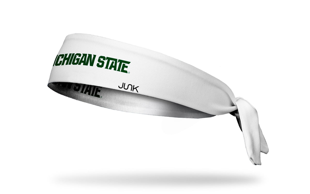 Michigan State University: Wordmark White Tie Headband - View 1