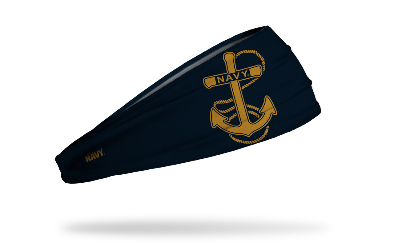 Navy: Anchor Navy Big Bang Lite Headband - View 1