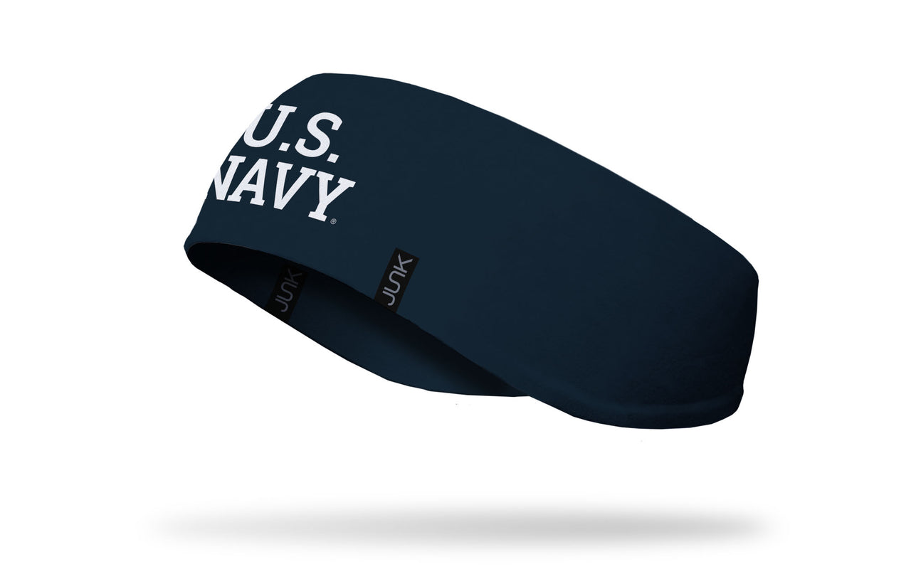 Navy: Eagle Icon Navy Ear Warmer - View 2