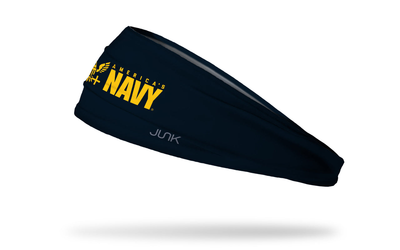 Navy: Primary Logo Headband - View 2