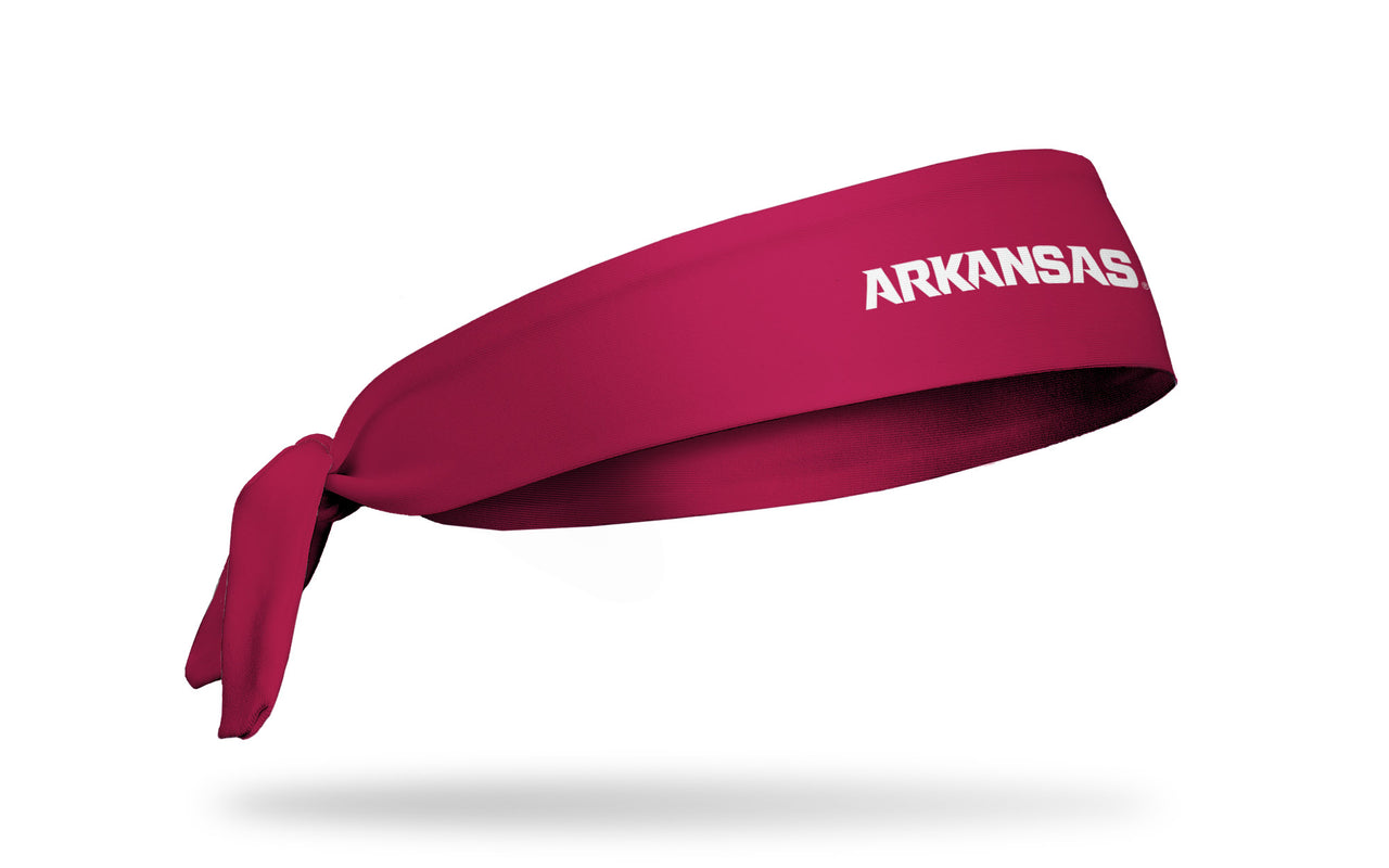University of Arkansas: Wordmark Cardinal Tie Headband - View 2