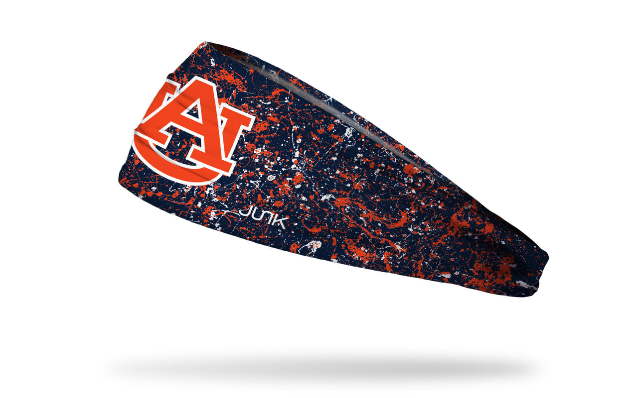 Auburn University: Splatter Navy Big Bang Lite Headband - View 1